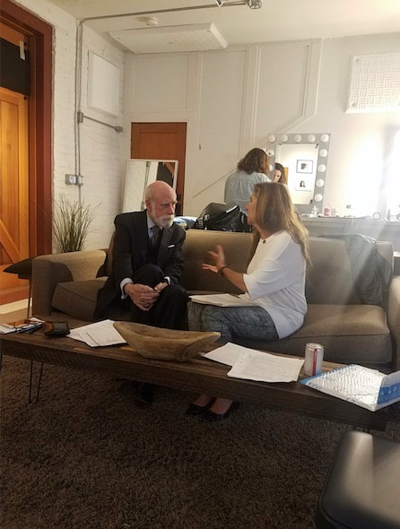 Jennifer Manner and Vint Cerf discussing the upcoming interview