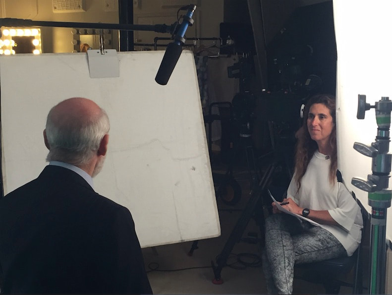 Jennifer Manner, our Executive Producer and Director, interviewing Vint Cerf.